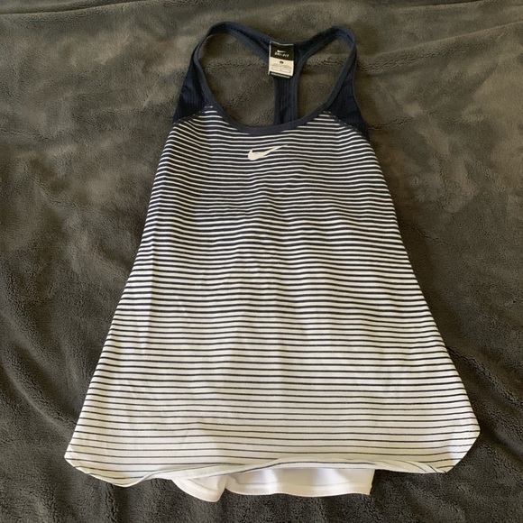 Nike Striped Racerback Tank Top - Picture 1 of 2